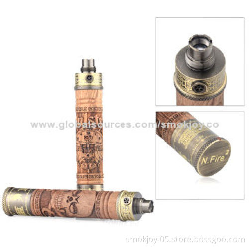 Smokjoy Variable Adjustable N-fire 2 E Cigarettes, Unique in the Market, Made of Wooden Material